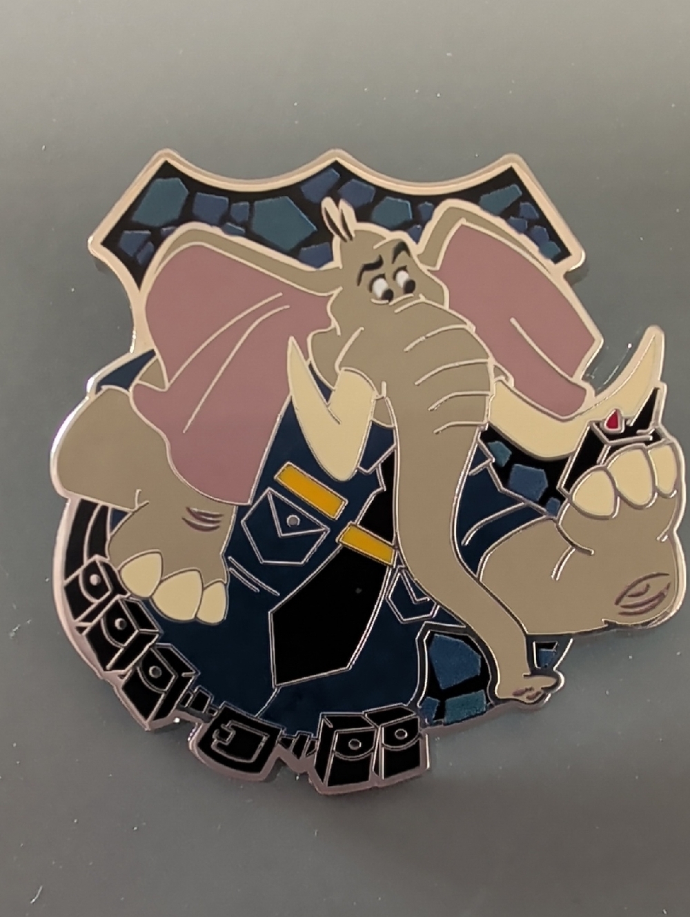 Disney Pink-Eared Elephant Enamel Pin